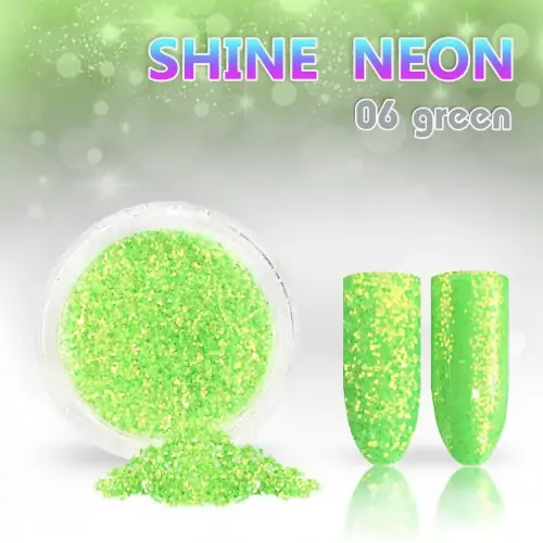 Blizgučiai nagams „Shine Neon"